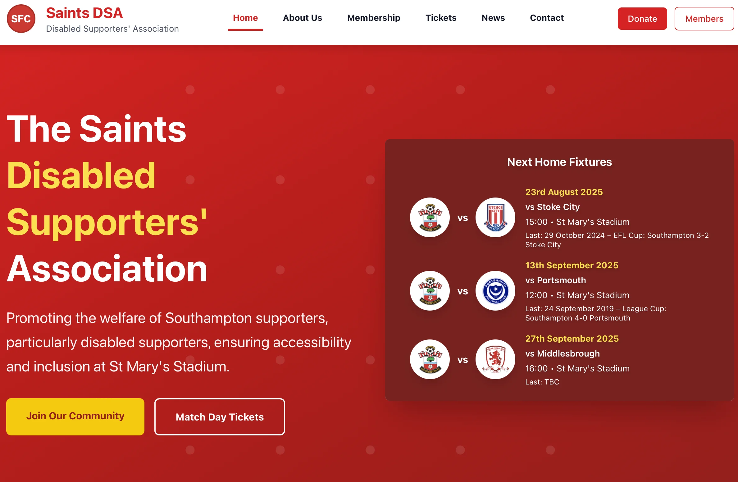 SDSA website